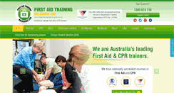 Desktop Screenshot of firstaidtrainingmelbournecbd.com.au
